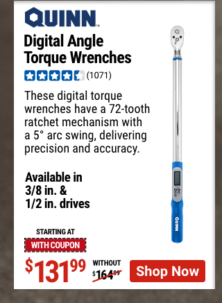 QUINN Digital Angle Torque Wrench