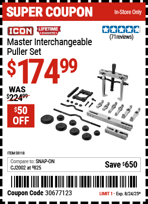 ICON Master Interchangeable Puller Set