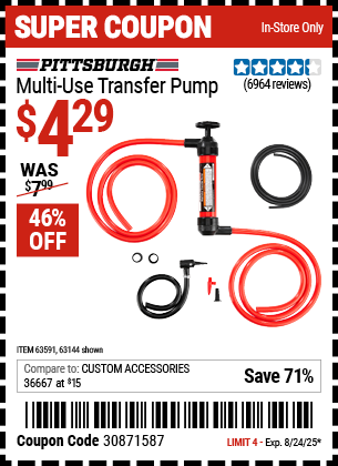 PITTSBURGH Multi-Use Transfer Pump