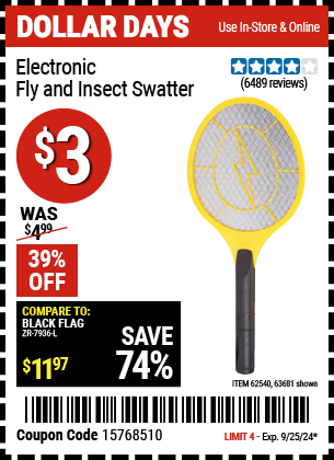 hft: Electronic Fly and Insect Swatter