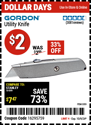 GORDON: Utility Knife