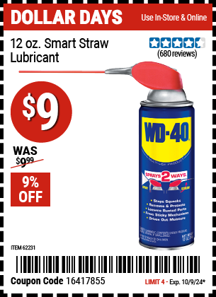 WD-40: 12 Oz. Smart Straw Lubricant