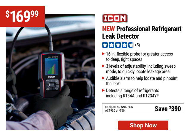 ICON: Professional Refrigerant Leak Detector