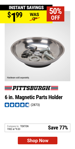 PITTSBURGH AUTOMOTIVE: 6 in. Magnetic Parts Holder