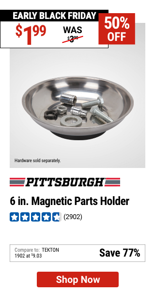 PITTSBURGH AUTOMOTIVE: 6 in. Magnetic Parts Holder