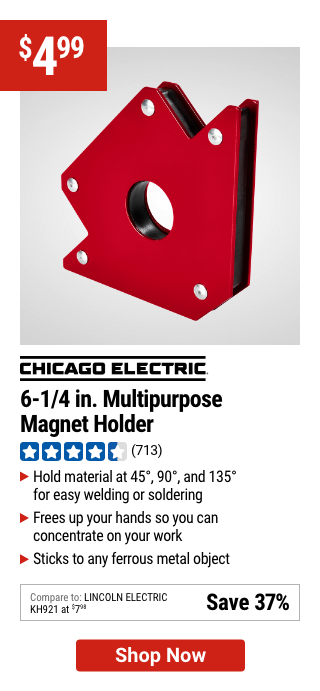 CHICAGO ELECTRIC: 6-1/4 in. Multi-Purpose Magnet Holder