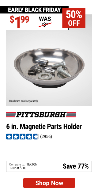 PITTSBURGH AUTOMOTIVE 6 in. Magnetic Parts Holder