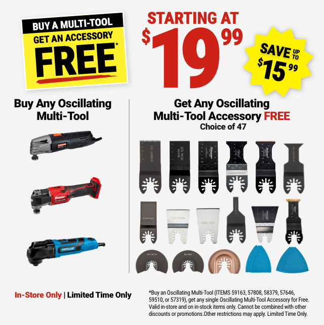 BUY A MULTI-TOOL, GET AN ACCESSORY FREE
