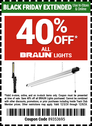 40% Off BRAUN