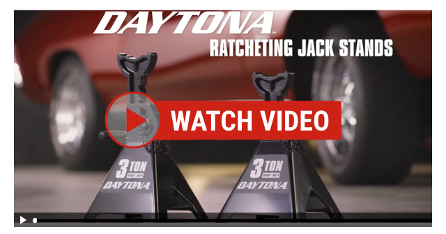 3 Ton
                                      Heavy Duty Ratcheting Jack Stands,
                                      Black - Video