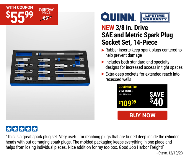 20 OFF ALL QUINN HAND TOOLS! Harbor Freight