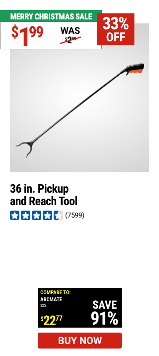 HFT: 36 in. Pickup and Reach Tool