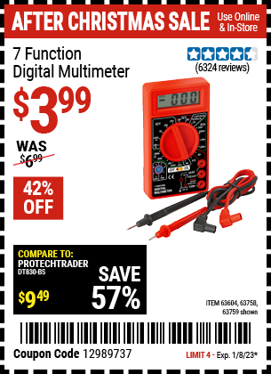 HFT: 7 Function Digital Multimeter