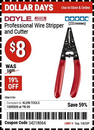 DOYLE Professional Wire Stripper and Cutter