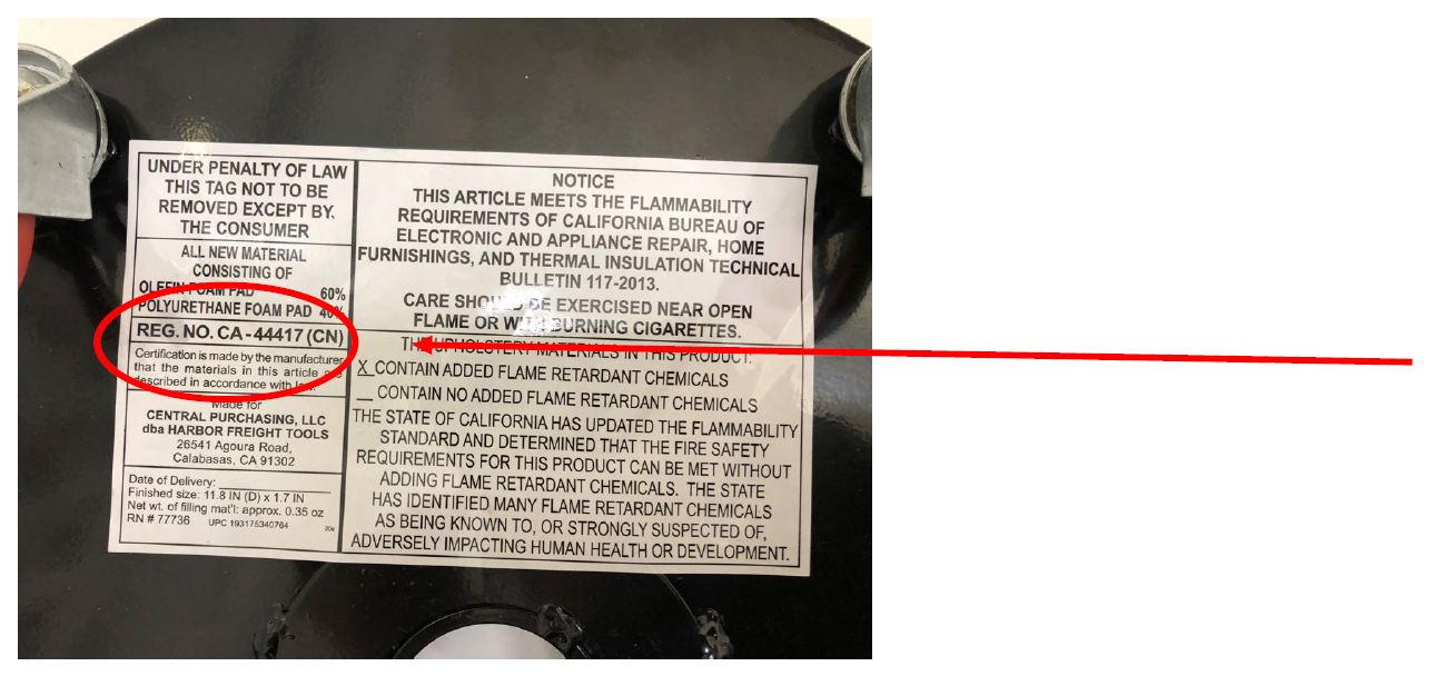 Harbor Freight seat recall. Chevy Tri Five Forum