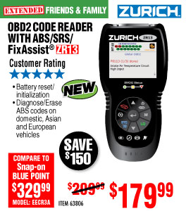 ZR13 OBD2 Code Reader with ABS/SRS/FixAssist??