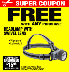 Swivel Lens Headlamp