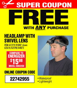 Swivel Lens Headlamp