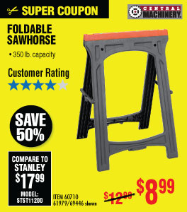 View Foldable Sawhorse