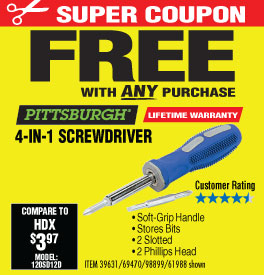 View 4-in-1 Screwdriver with TPR Handle