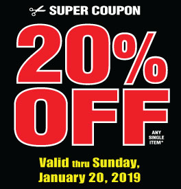 View 20% off 1 item