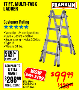 17 Ft. Type IA Multi-Task Ladder