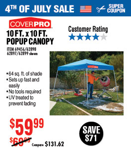 10 ft. x 10 ft. Popup Canopy