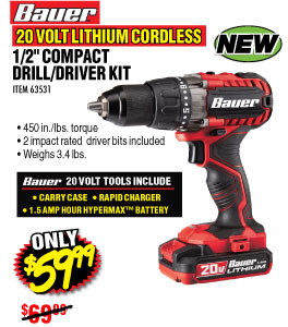 20V Hypermax? Lithium 1/2 in. Drill/Driver Kit