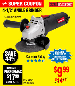 4-1/2 in. 4.3 Amp Angle Grinder