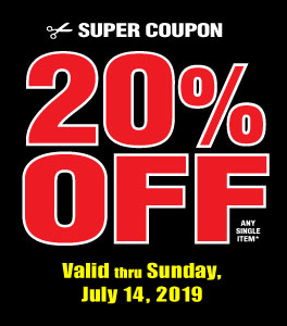 20% off 1 item