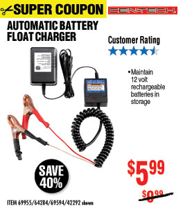Automatic Battery Float Charger