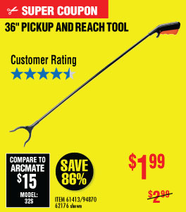 36 in. Pickup and Reach Tool