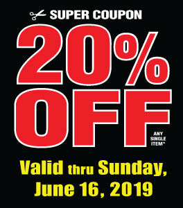 20% off 1 item
