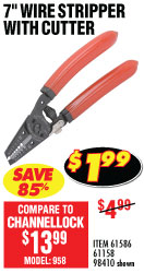 View 7 In. Wire Stripper With Cutter