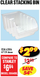 View Clear Stacking Bin