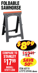 View Foldable Sawhorse