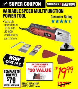 View Variable Speed Oscillating Multi-Tool