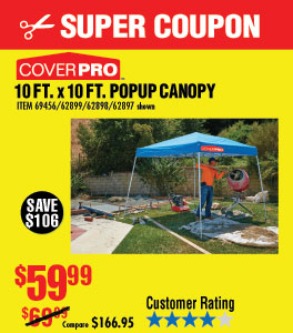 10 ft. x 10 ft. Popup Canopy
