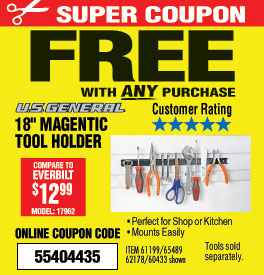 18 in. Magnetic Tool Holder