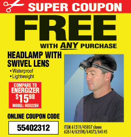 Swivel Lens Headlamp