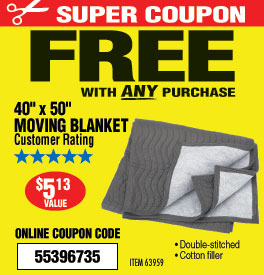 40 in. x 50 in. Moving Blanket
