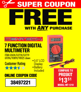 7 Function Digital Multimeter