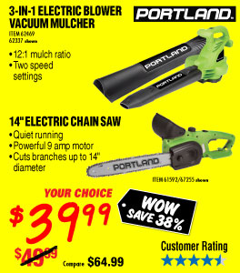 3-In-1 Electric Blower Vacuum Mulcher