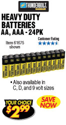 AA Heavy Duty Batteries 24 Pk