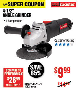4-1/2 in. 4.3 Amp Angle Grinder