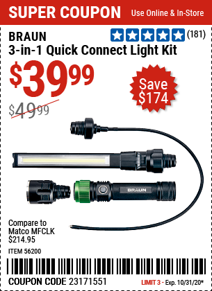 3-in-1 Quick Connect Light Kit