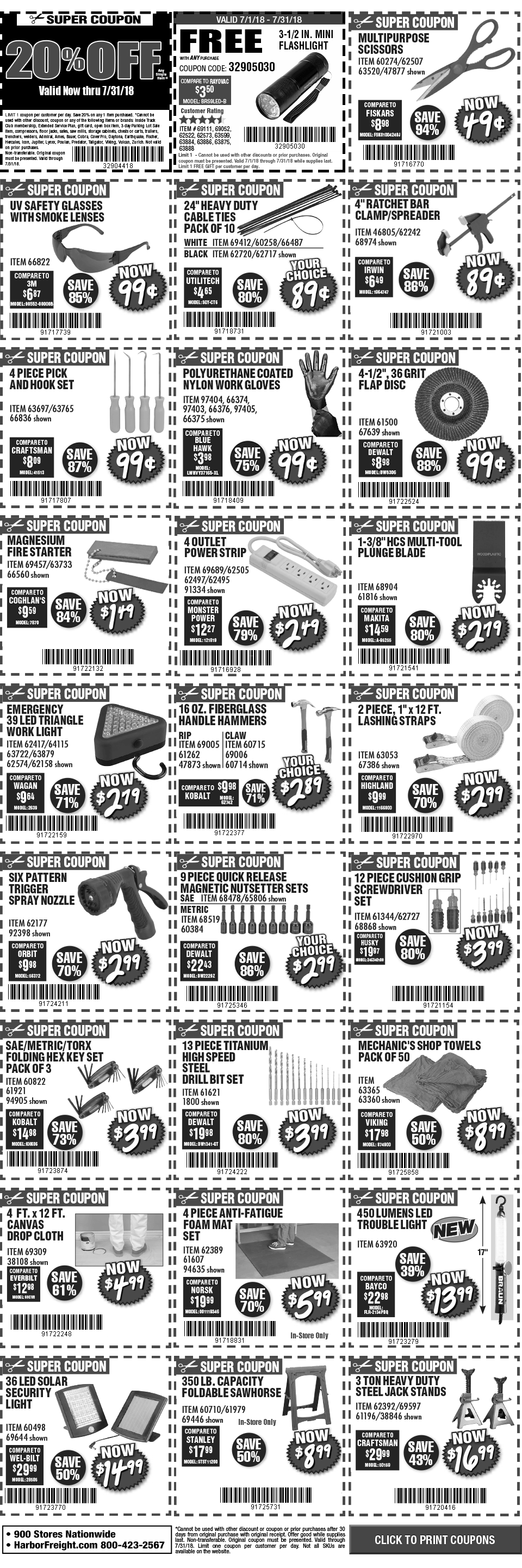 Digital Savings and Coupons from Harbor Freight