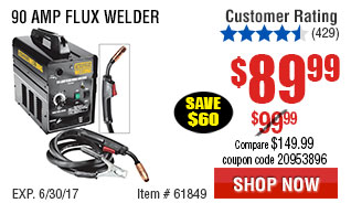 90 Amp Flux Welder