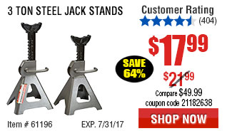 3 Ton Steel Jack Stands