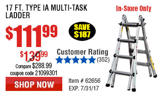 17 Ft. Type IA Multi-Task Ladder
